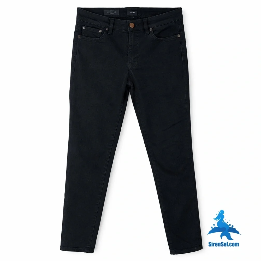 1140 J.Crew Toothpick Jeans - Size 27 - Black
